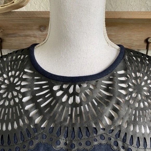 NEW Susana Monaco Madeleine Dress in Midnight Blue Sheath - Picture 3 of 5